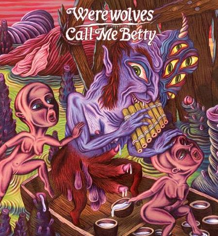 Werewolves / Call Me Betty - Split 7" (PINK) - Click Image to Close