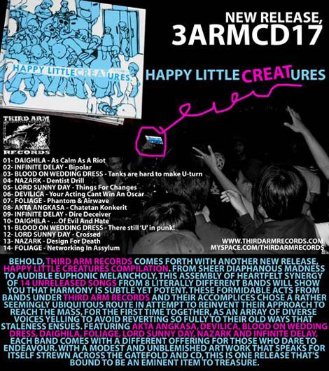 Various Artists Happy Little Creatures Compilation CD